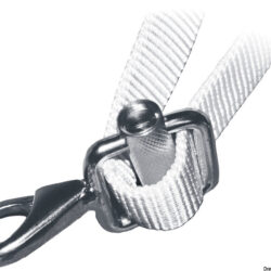 Moschettone inox con fibbia 25 mm 1 CF(10 PZ)